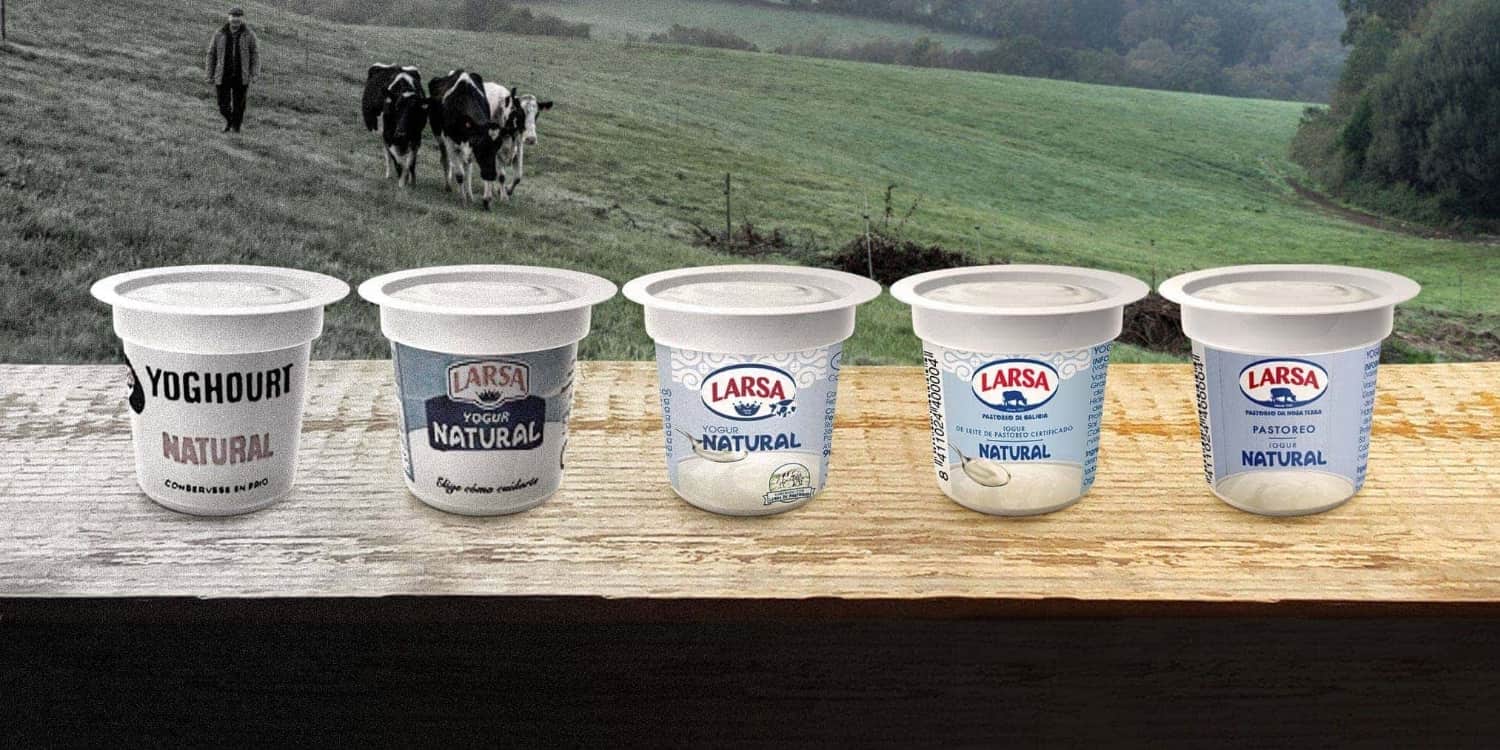 Toda una vida en un vasito de yogur. Repasamos la historia de nuestros yogures Larsa