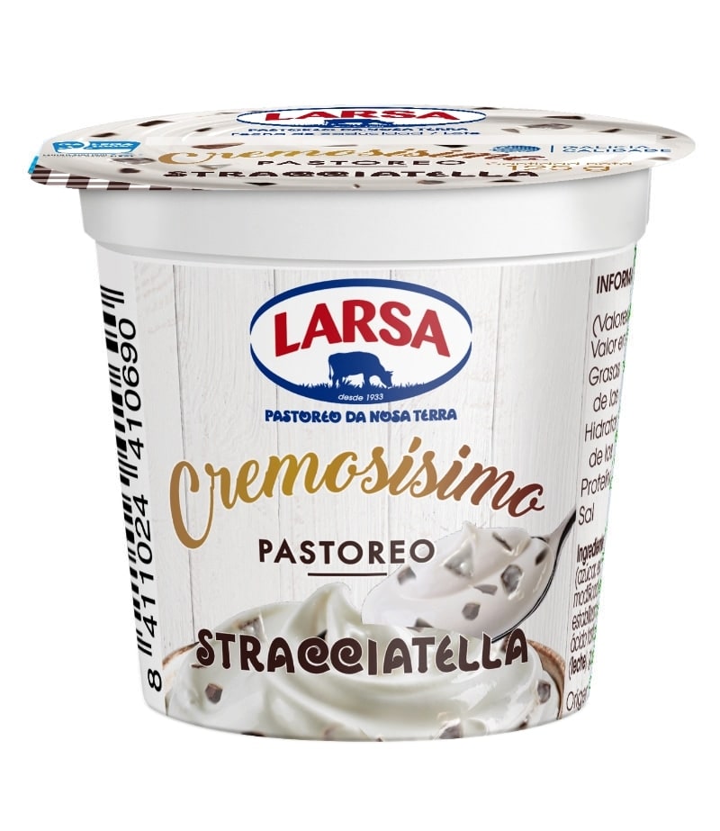 yogur cremosisimo Larsa Stracciatella
