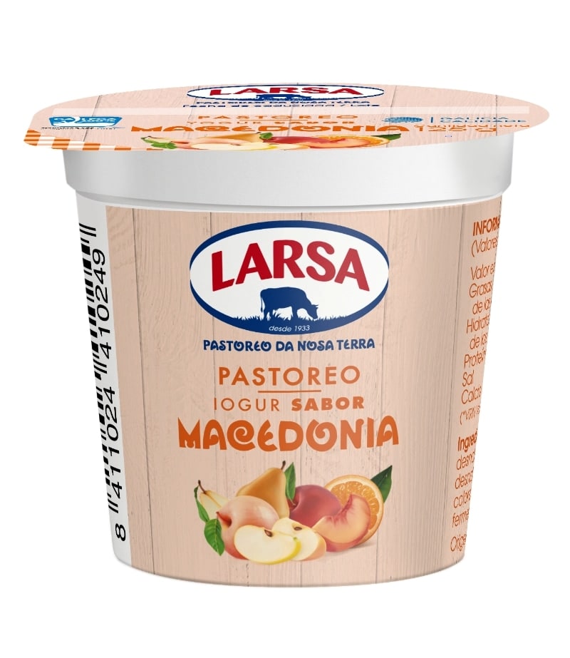 yogur sabor macedonia