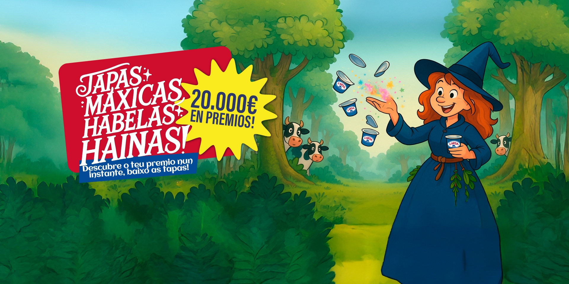 Comprar tus yogures Larsa tiene premio: ¡Llegan las tapas mágicas!