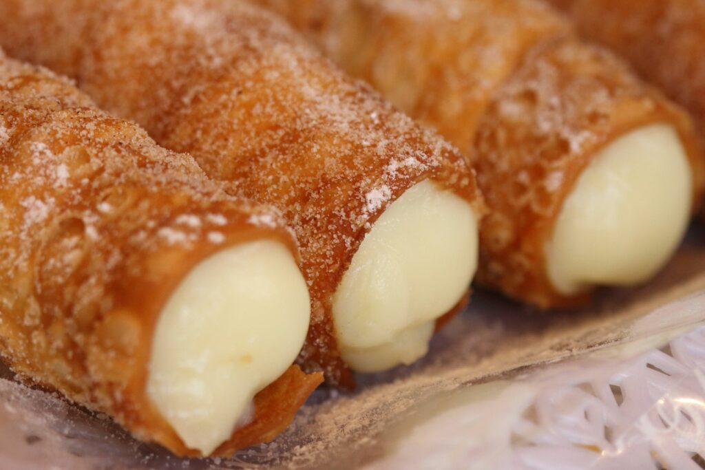 Cañas de crema de O Carballiño